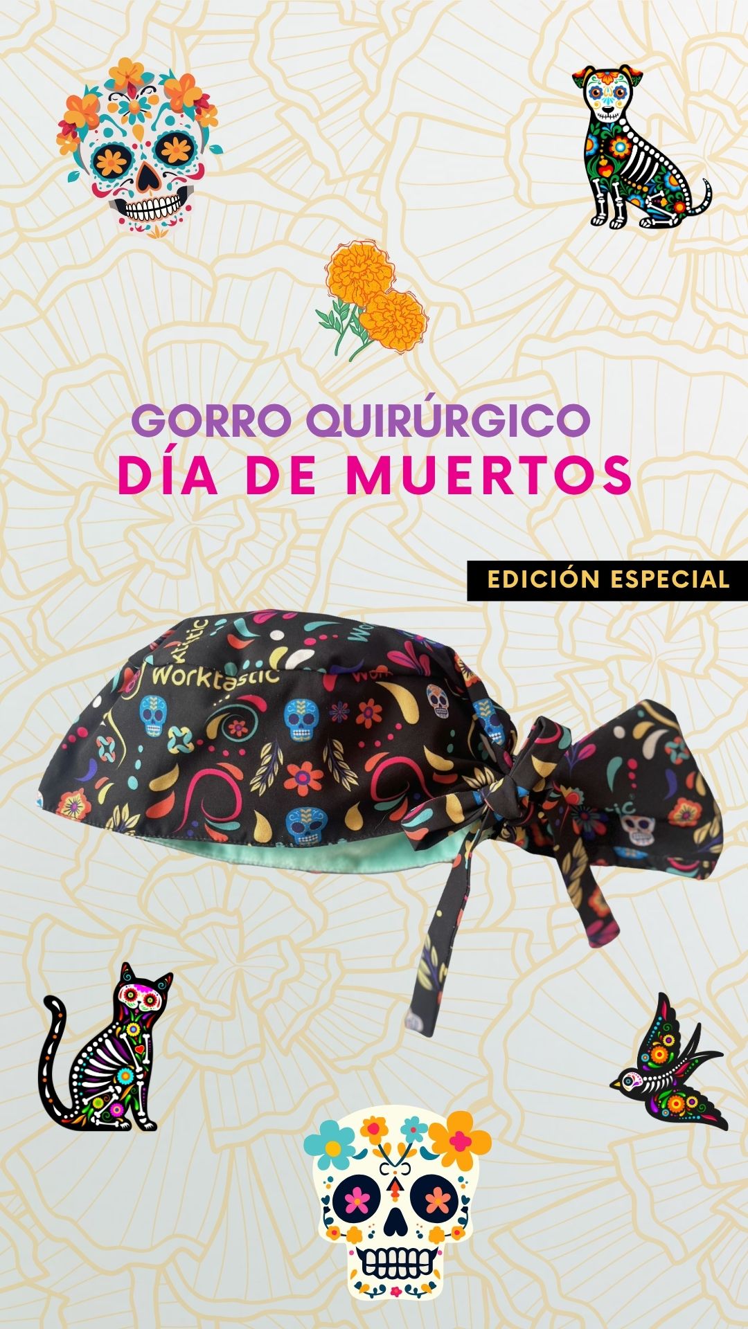 🎁 Gorro quirúrgico (100% off)