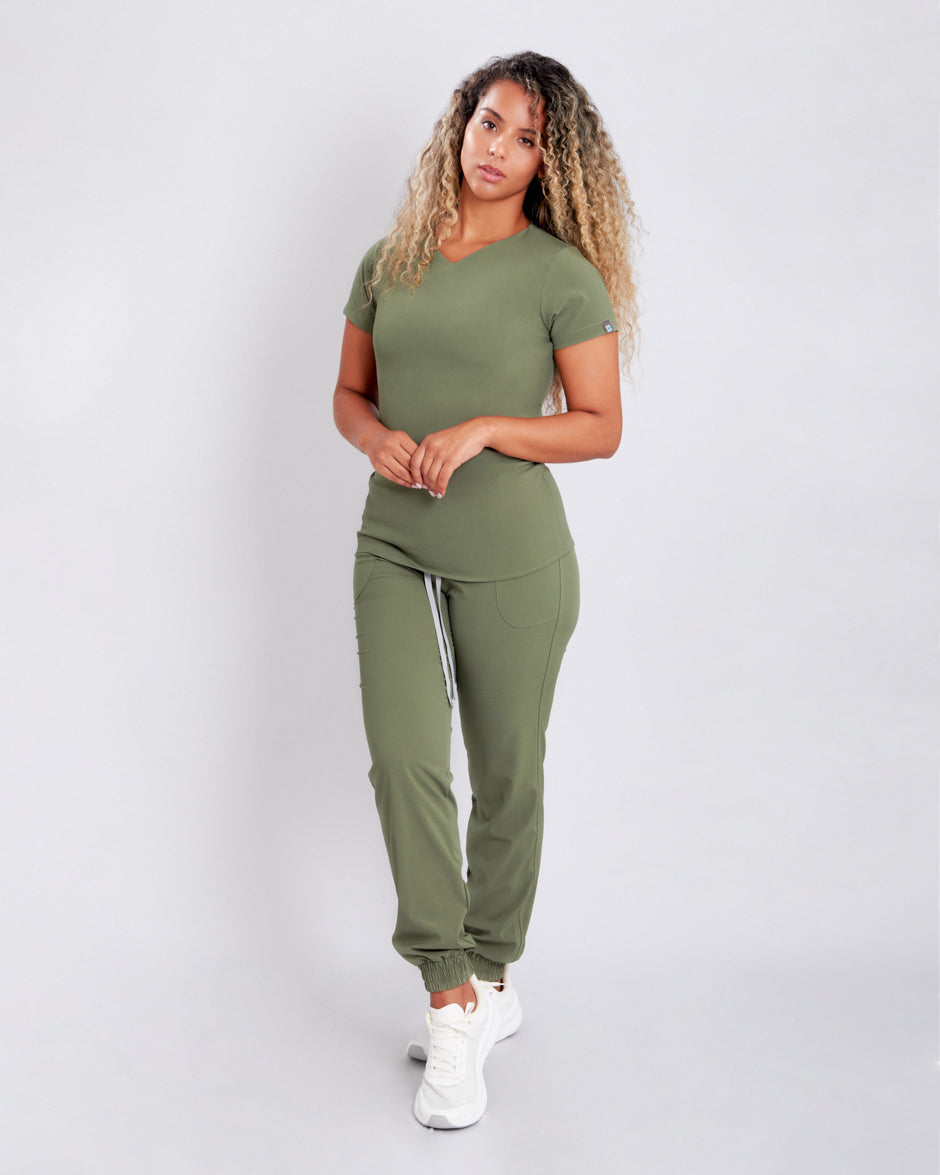 blusa medica uniforme antifluidos new space verde oliva