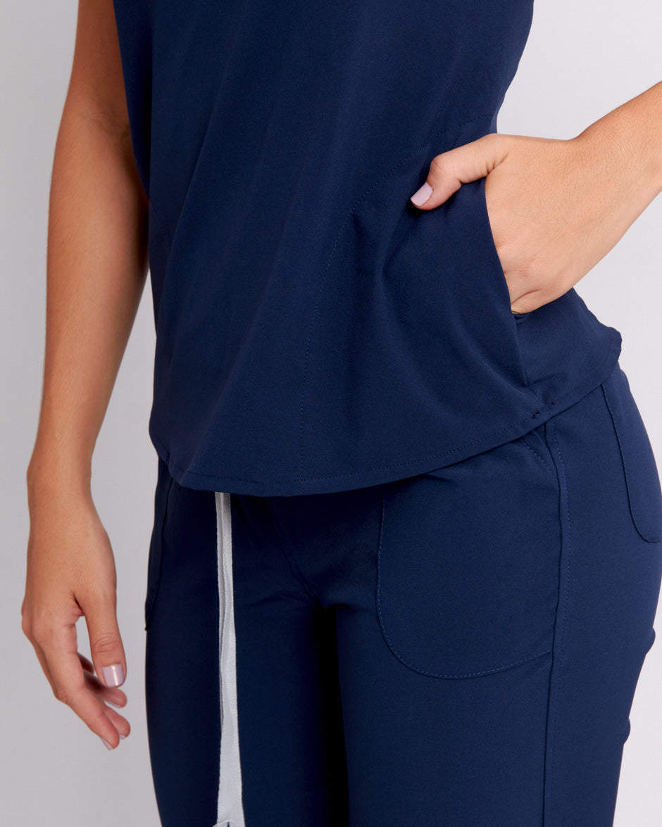 blusa medica uniforme new moon azul navy