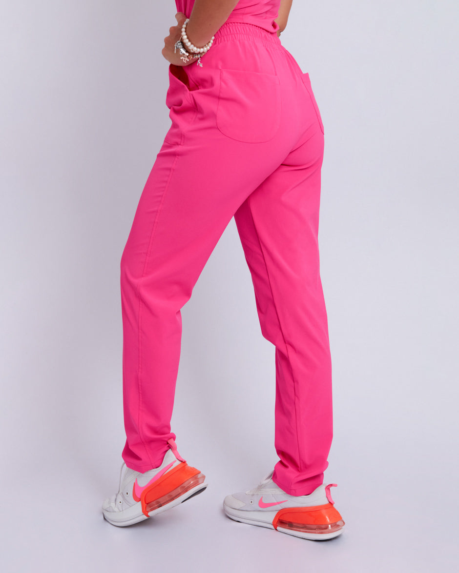 pantalon medico new solar fucsia