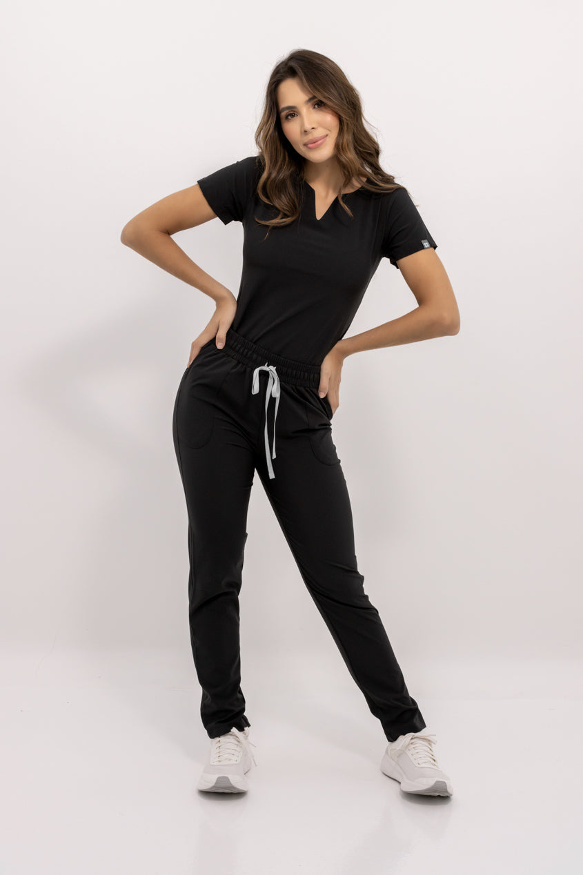 pantalon medico uniforme antifluidos new comet negro