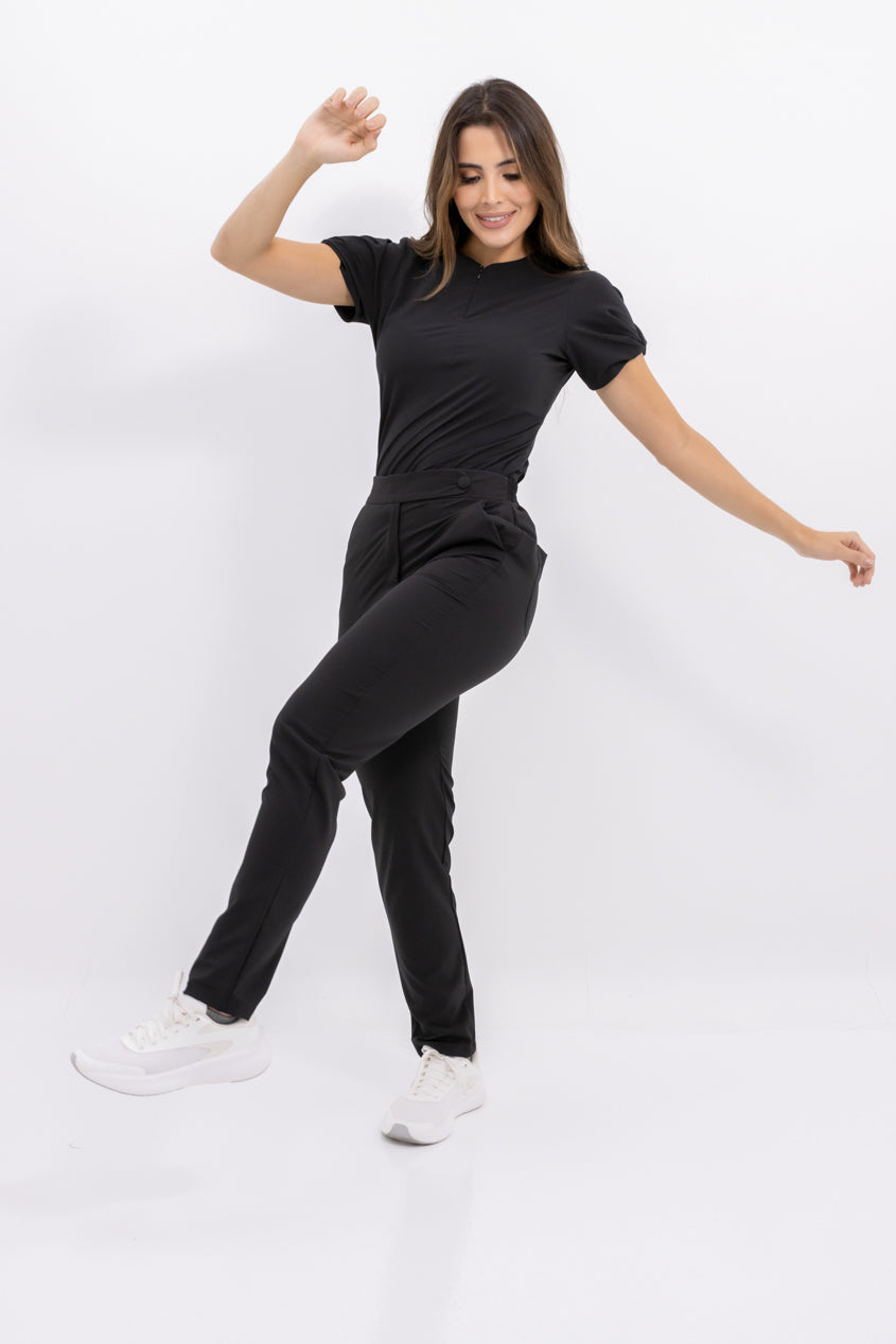 pantalon medico uniforme antifluidos sirius negro comodo