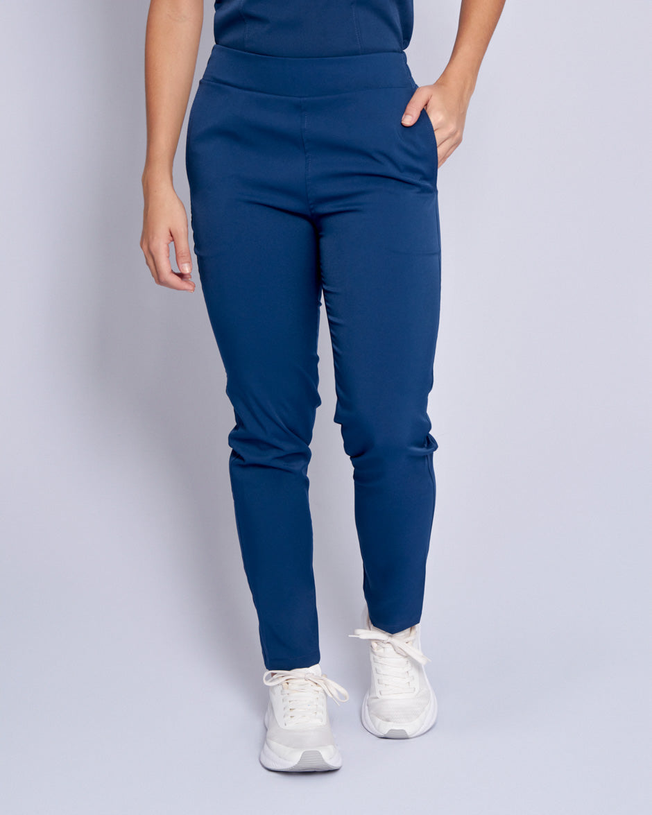 pantalon uniforme antifluidos jupiter azul navy comodo