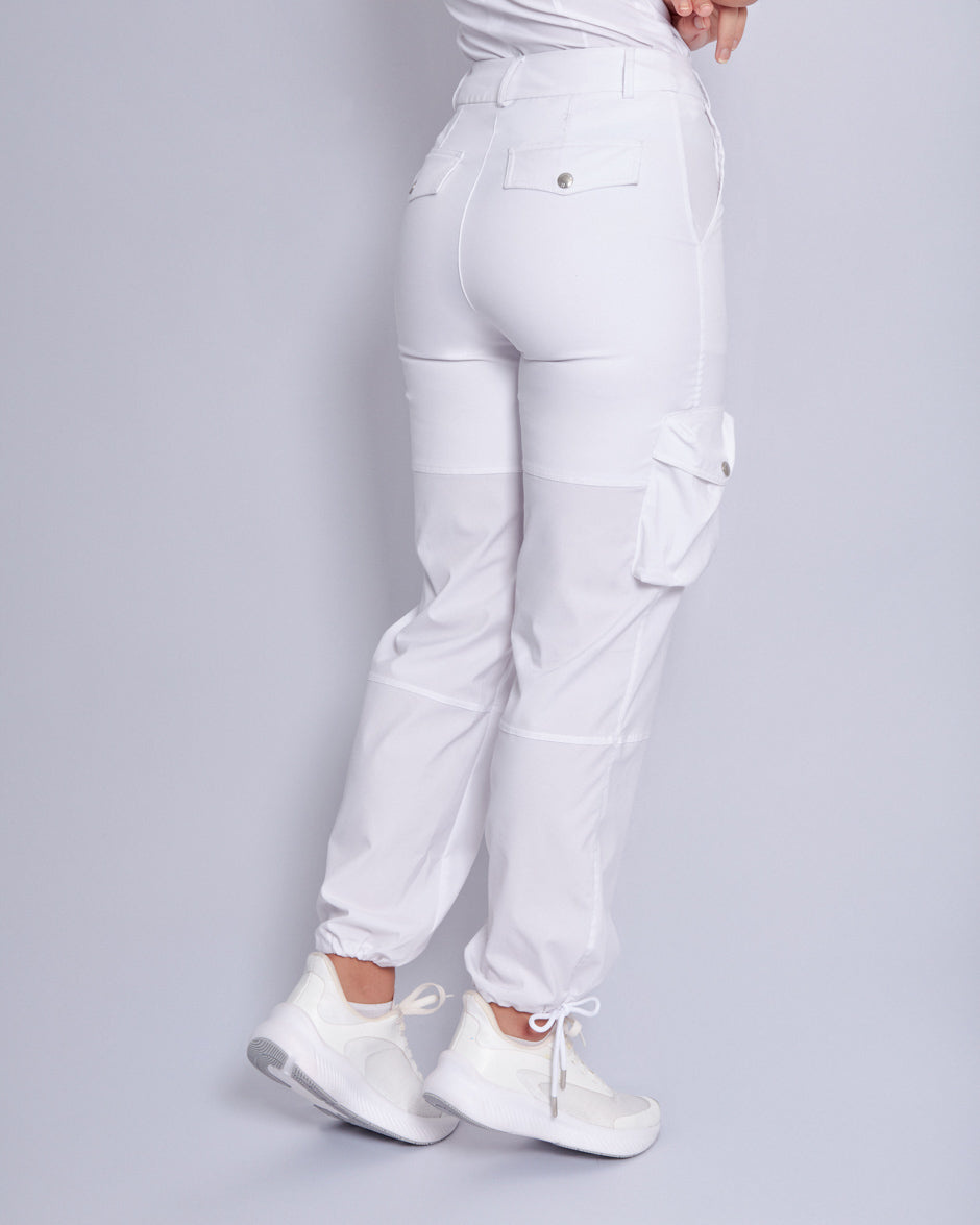 pantalon uniforme antifluidos piscis blanco